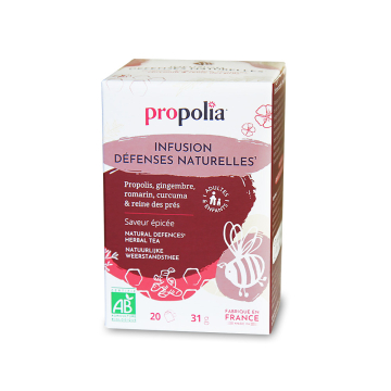 Infusion bio Propolia Défenses Naturelles- 20 sachets