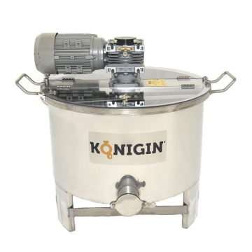 Mélangeur à miel 50l königin - cuve inox professionnelle non chauffante
