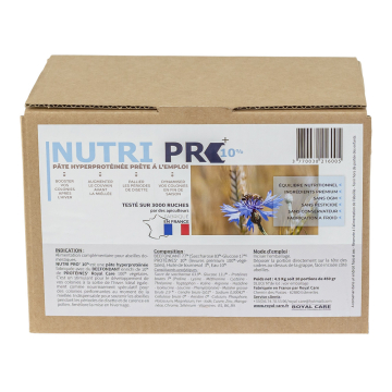 Palette 168 cartons nutri pro 10% - pattie hyperprotéiné royal care 450g