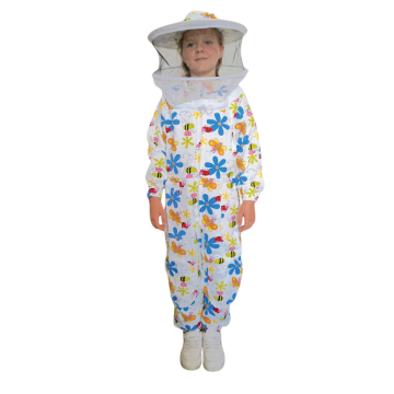 Combinaison apiculteur enfant colorfull blanche xxs - protection complète avec voile
