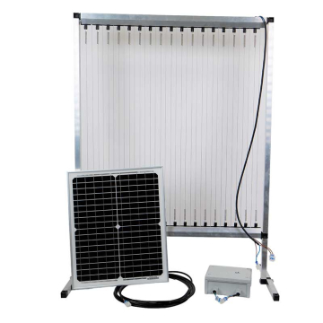 Harpe électrique pour frelon asiatique avec panneau solaire - Apitronica