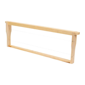 Cadre hausse Dadant longueur Langstroth 42 mm Hoffmann fil horizontal