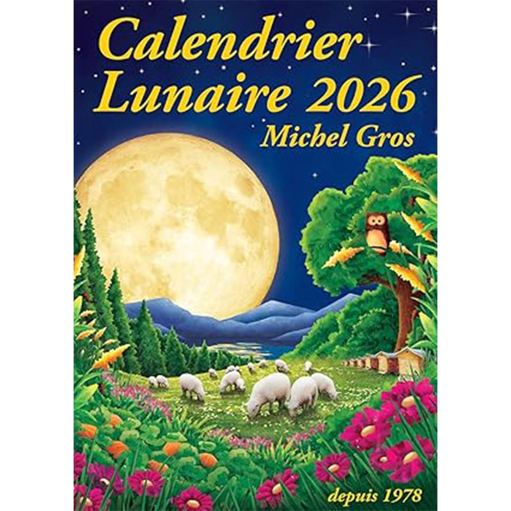 Calendrier lunaire 2026 jardinage avec cycles lunaires