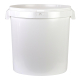 Seau plastique blanc 40kg (32L) sans couvercle