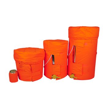 Couverture chauffante pour maturateur, fût et seau à miel