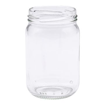 Pot en verre cylindrique 250g (212ml) TO58