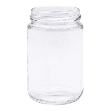 Pot en verre cylindrique 400g (314ml) TO63