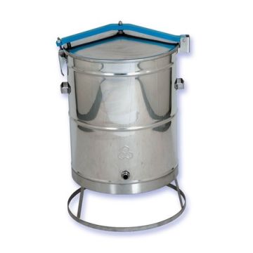Chaudière à cire en inox ronde - 10 cadres de corps