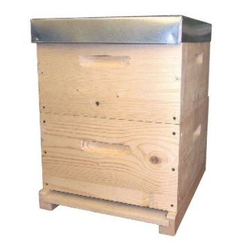 Ruche mi-bois Langstroth avec cadres droits filés - Ruchéco