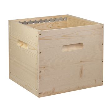 Corps mi-bois (avec crémaillères) pour ruche Voirnot - Ruchéco 