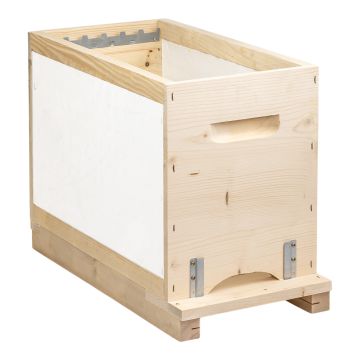 Ruchette polybois 6 cadres Dadant (corps et plateau ruchette) - Ruchéco