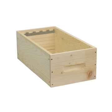 Haussette 5 cadres (avec crémaillères) pour ruchette Dadant longueur Langstroth
