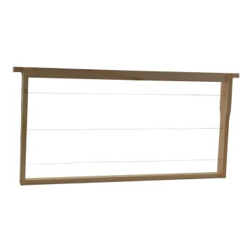 Cadre Hoffmann fils horizontaux (sans œillet) pour corps de ruche Langstroth