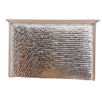 Partition isolante en bois et aluminium pour ruche Dadant