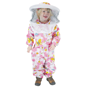 Combinaison apiculteur pour enfant Colorfull rose