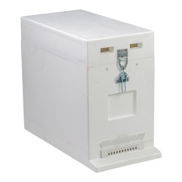 Ruchette Dadant 6 cadres polystyrène bandes lisses