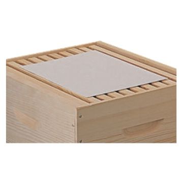 Plaque de protection inter-éléments pour ruche