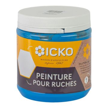 Peinture ruche bleu 1 kg