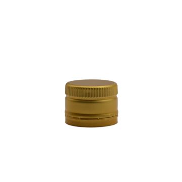 Bouchons à vis aluminium verseur or pour bouteilles Marasca (x10)