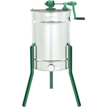 Extracteur miel manuel tangentiel - 3 cadres Dadant hausse, 3 Langstroth - avec pieds - Mini