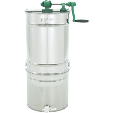 Extracteur miel manuel tangentiel - 4 cadres Dadant hausse, 2 Dadant corps - Compact