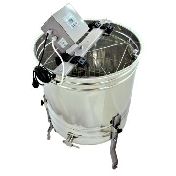 Extracteur miel électrique tangentiel - 8 cadres Dadant hausse, 4 Dadant corps, 4 Langstroth, 4 Warré - Optima