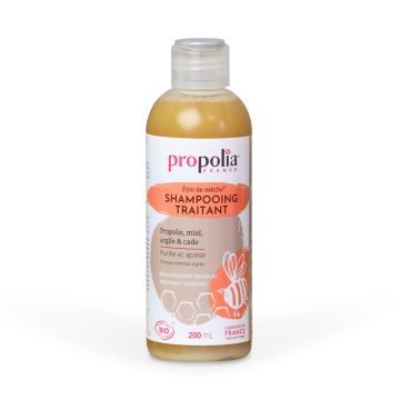 Shampooing traitant bio au miel et à la propolis - Propolia - 200 ml