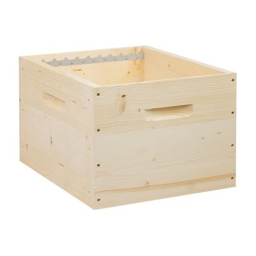 Palette de 48 corps mi-bois (avec crémaillères) pour ruche Dadant 10 cadres - Ruchéco 