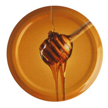 Capsules Twist-Off TO63 cuillère à miel - pasteurisables (lot de 50)