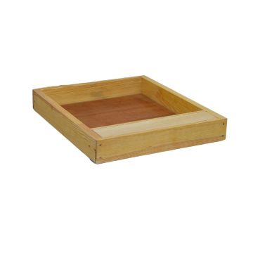 Nourrisseur couvre-cadres traditionnel en bois paraffiné pour ruche 10 cadres - Made In France
