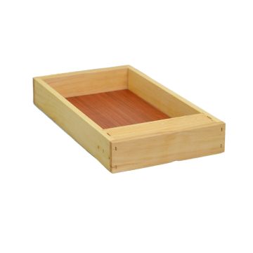 Nourrisseur couvre-cadres en bois paraffiné pour ruchette 6 cadres - 275 mm - Made in France
