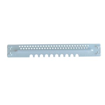 Porte d'entrée en plastique blanche standard pour plateau Nicot 6 cadres - 8.5 mm - Nicot