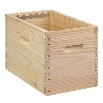 Palette de 48 - Corps à tenons en pin maritime (avec crémaillères) pour ruchette Dadant 6 cadres - Ruchéco +