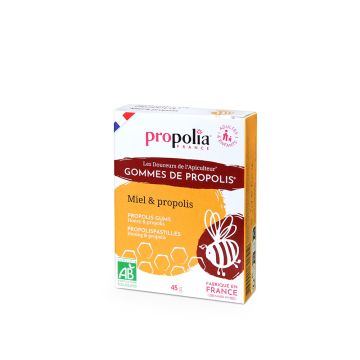 Gommes propolis et miel bio - propolia® - 45 g