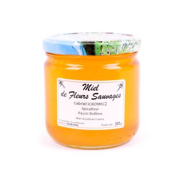 Miel de Fleurs sauvages - pot de 500 g