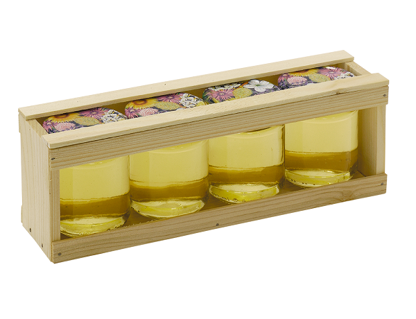 Coffret miel de France MIEL l'Apiculteur® 48 pots verre de 25G