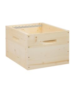 Corps mi-bois (avec crémaillères) pour ruche Dadant 10 cadres - Ruchéco