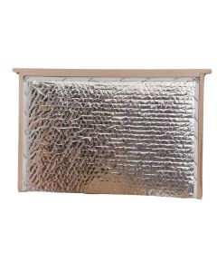 Partition isolante en bois et aluminium pour ruche Dadant
