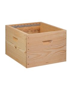 Corps mi-bois (avec crémaillères) pour ruche Dadant 10 cadres