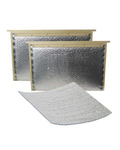 Pack isolation pour ruche Dadant : 1 couvre cadre isolant + 2 partitions