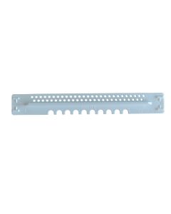 Porte d'entrée en plastique blanche standard pour plateau Nicot 6 cadres - 8.5 mm - Nicot