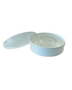 Nourrisseur sur couvre-cadres en plastique rond - contenance 0,5 L