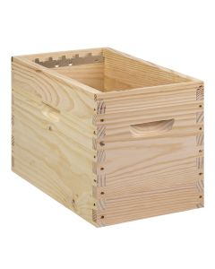 Palette de 48 - Corps à tenons en pin maritime (avec crémaillères) pour ruchette Dadant 6 cadres - Ruchéco +