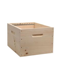 Palette de 44 - Corps mi-bois (avec crémaillères) Dadant 10 cadres - Pin de Weymouth