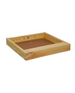 Nourrisseur couvre-cadres traditionnel en bois paraffiné pour ruche 12 cadres - Made in France