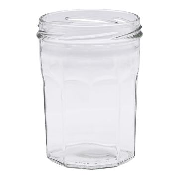 Pot en verre à facettes 500g (385ml) TO82