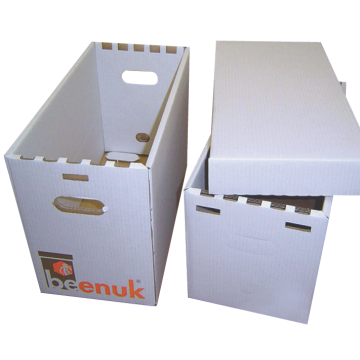 Ruchette en carton plastifié 5 cadres Dadant (avec toit) - Beenuk