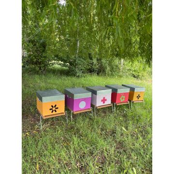 Pochoirs anti dérive pour ruche – 5 formes