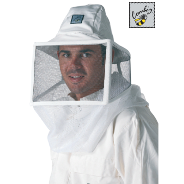 Chapeau apiculteur carré avec voile - gamme Le Pratique