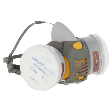 Demi-masque de protection respiratoire avec filtre A1 + P2R  - Vulcano